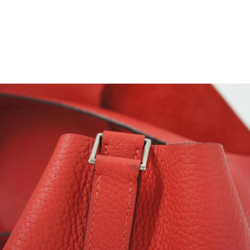 HERMES エルメス/ピコタンロックGM/トリヨンクレマンス/ルージュピヴォワンヌ//T刻印CT010 FA/Aランク/75