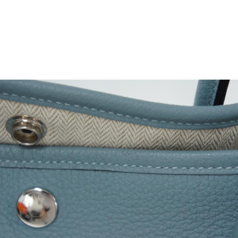 HERMES エルメス/ガーデンパーティーPM/ネゴンダ/シエル//J□M刻印/Aランク/75