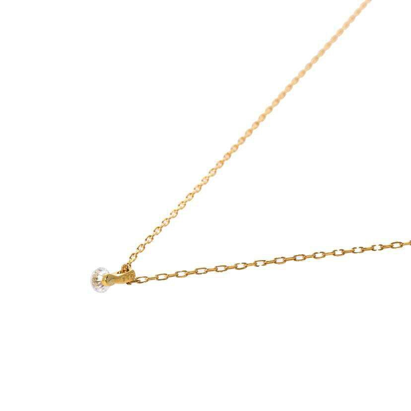 / K18ダイヤネックレス0.14ct//Aランク/63
