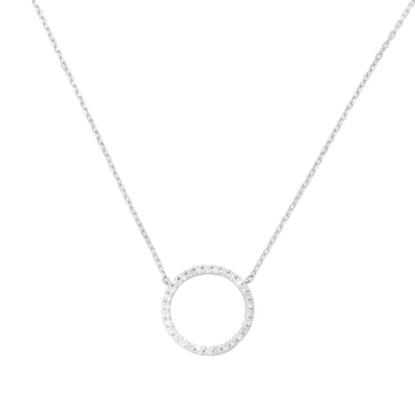 / K10ダイヤネックレス0.19ct//Aランク/63