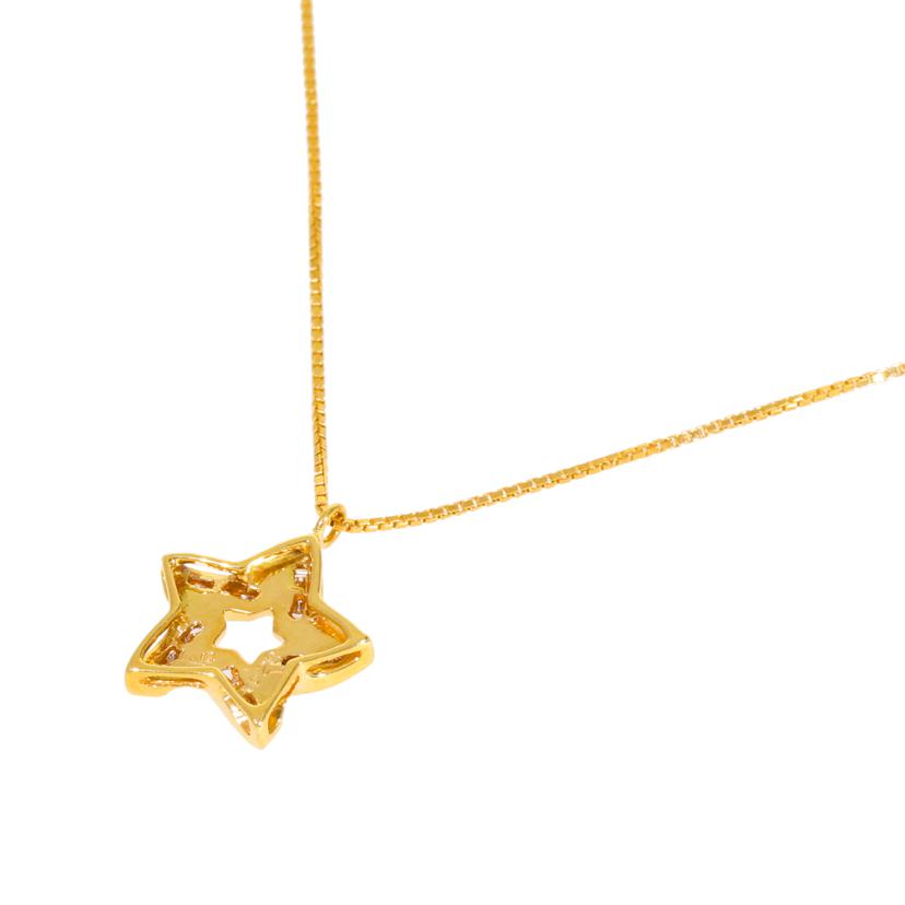 / K18ダイヤネックレス0.20ct//Aランク/78