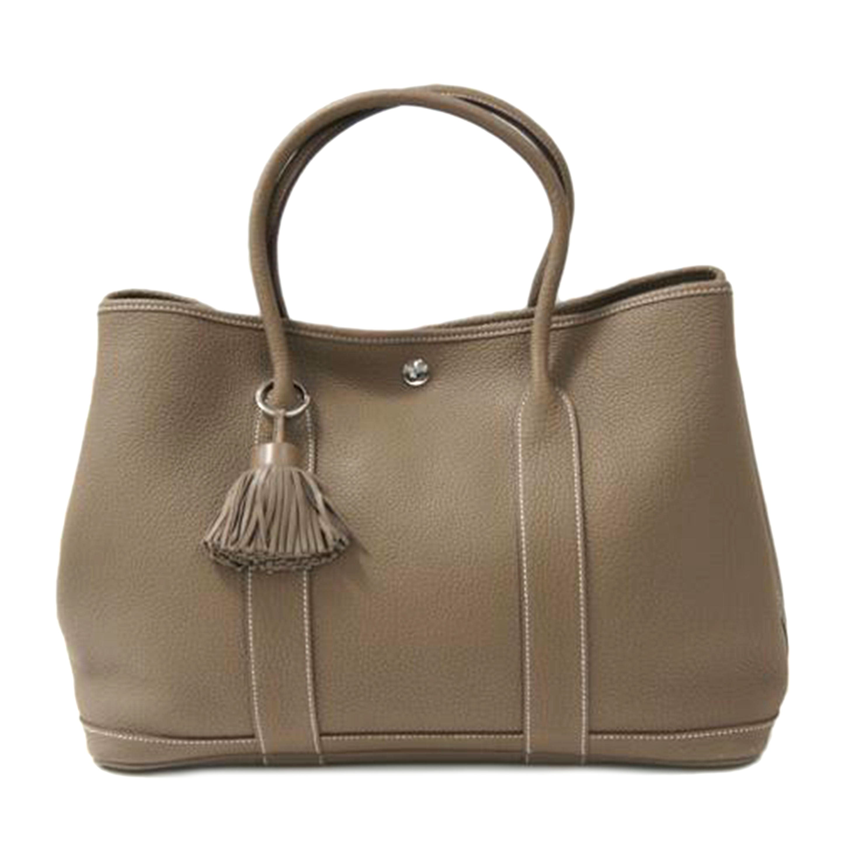 HERMES エルメス/ガーデンパーティーPM/ネゴンダ/エトゥープ//X刻印 GS004 H/Aランク/75