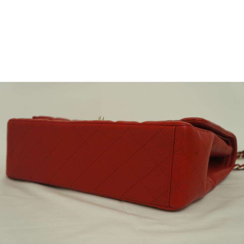 CHANEL シャネル/デカマトラッセ/キャビアスキン/Wフラップチェーンショルダー/赤/A58601//14883353/SAランク/09
