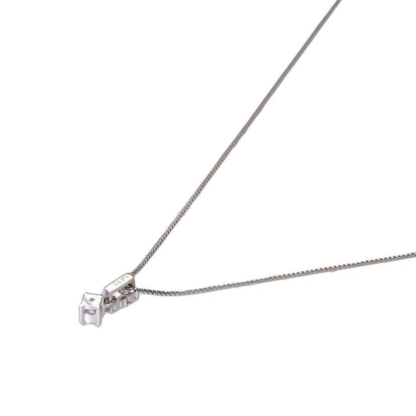 / K18WGダイヤネックレス0.208ct//Aランク/63