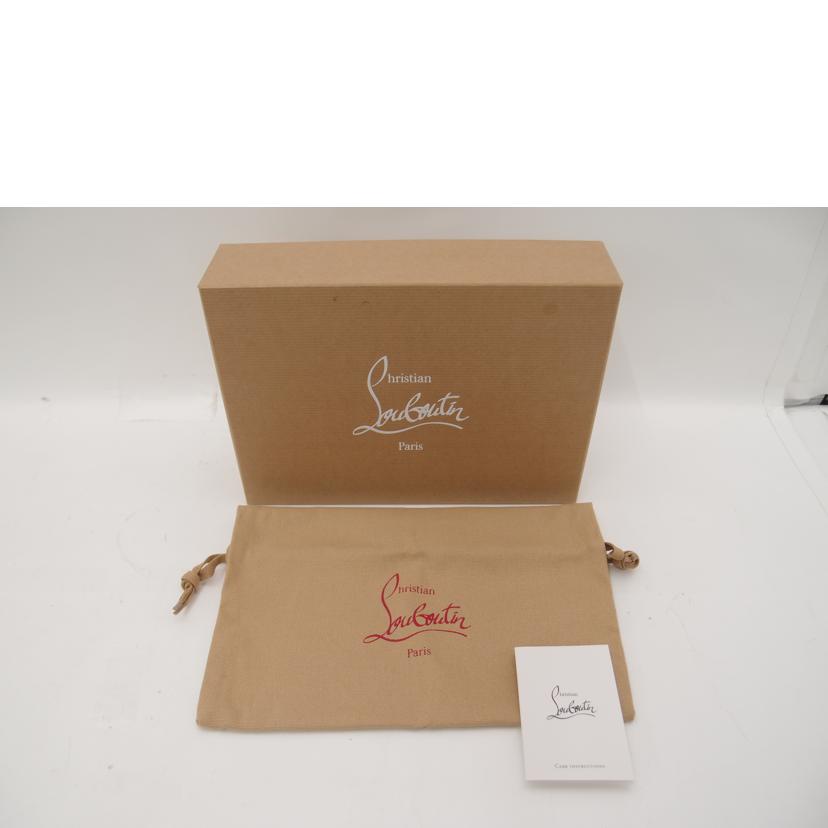 C.LOUBOUTIN クリスチャンルブタン 赤 セカンドバッグ ポーチ ハートチャーム レディース/ルビキュート・エンパイアチャームクラッチ/レッド/185073//SAランク/69