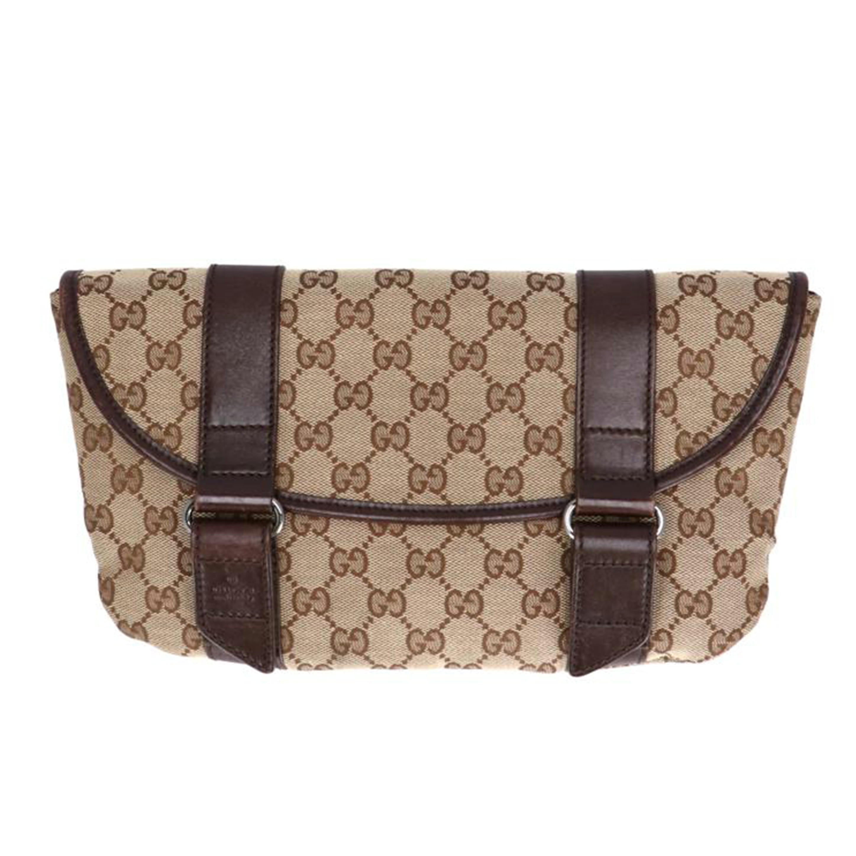 GUCCI グッチ/GGキャンバス ウエストバッグ ボディバッグ/145851//492***/Bランク/75