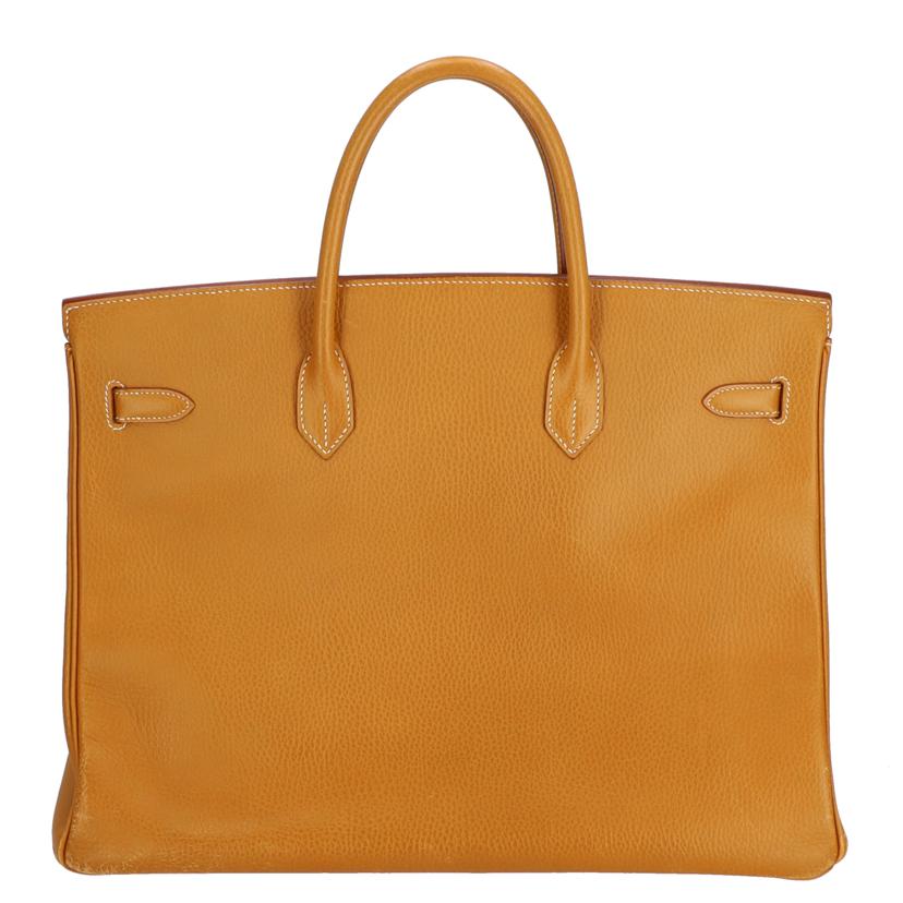 HERMES エルメス HERMES バーキン40 アルデンヌ ゴールド GD金具 レディース ハンドバッグ/バーキン40/アルデンヌ/ゴールド/GD金具//□C刻******/Bランク/37