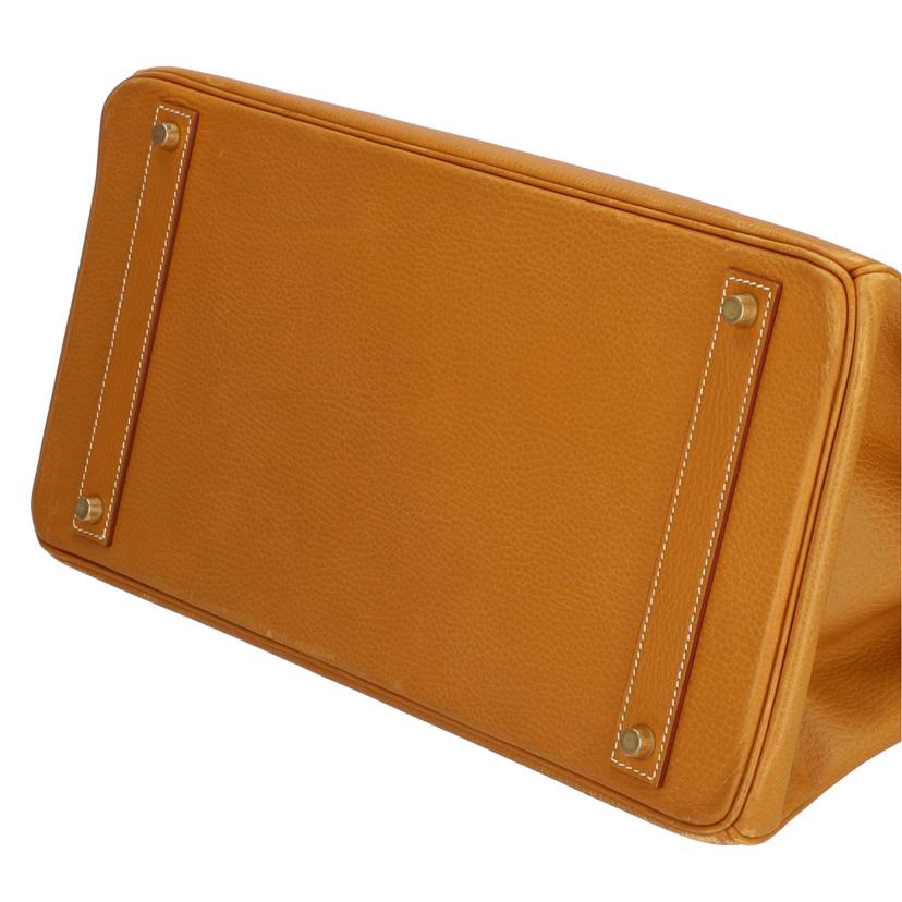 HERMES エルメス HERMES バーキン40 アルデンヌ ゴールド GD金具 レディース ハンドバッグ/バーキン40/アルデンヌ/ゴールド/GD金具//□C刻******/Bランク/37