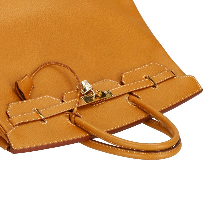 HERMES エルメス HERMES バーキン40 アルデンヌ ゴールド GD金具 レディース ハンドバッグ/バーキン40/アルデンヌ/ゴールド/GD金具//□C刻******/Bランク/37