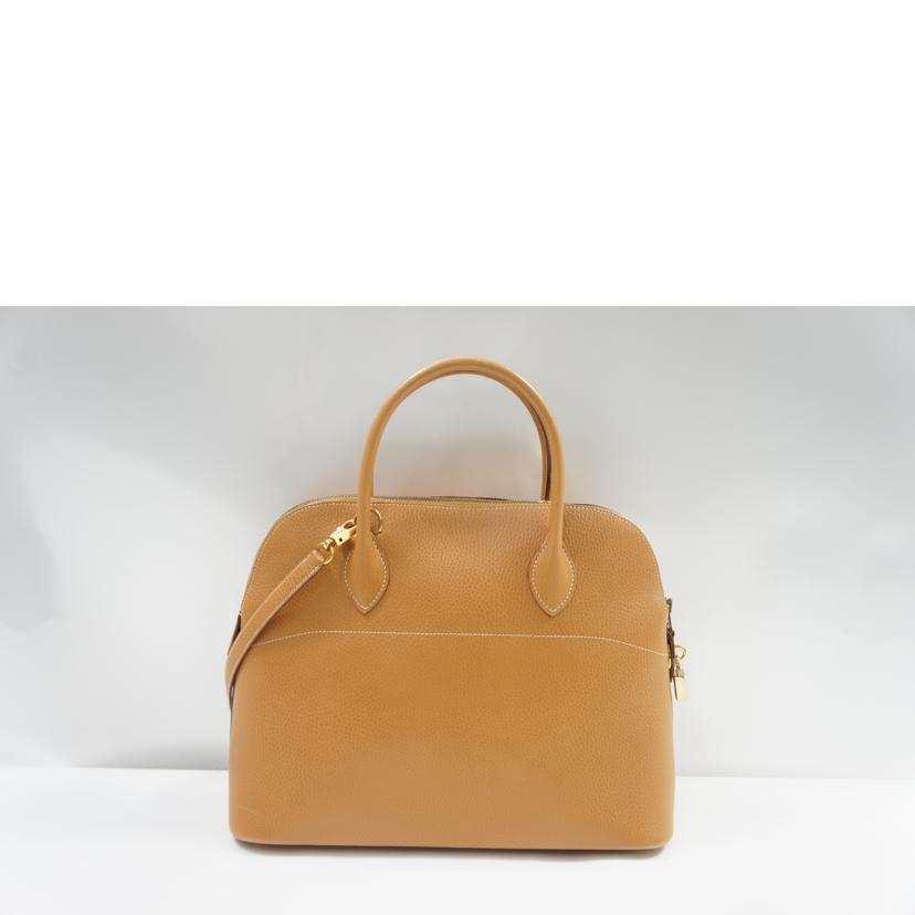HERMES エルメス/ボリード35/クシュベル/ゴールド/GD金具//○Z刻印3C/Bランク/75
