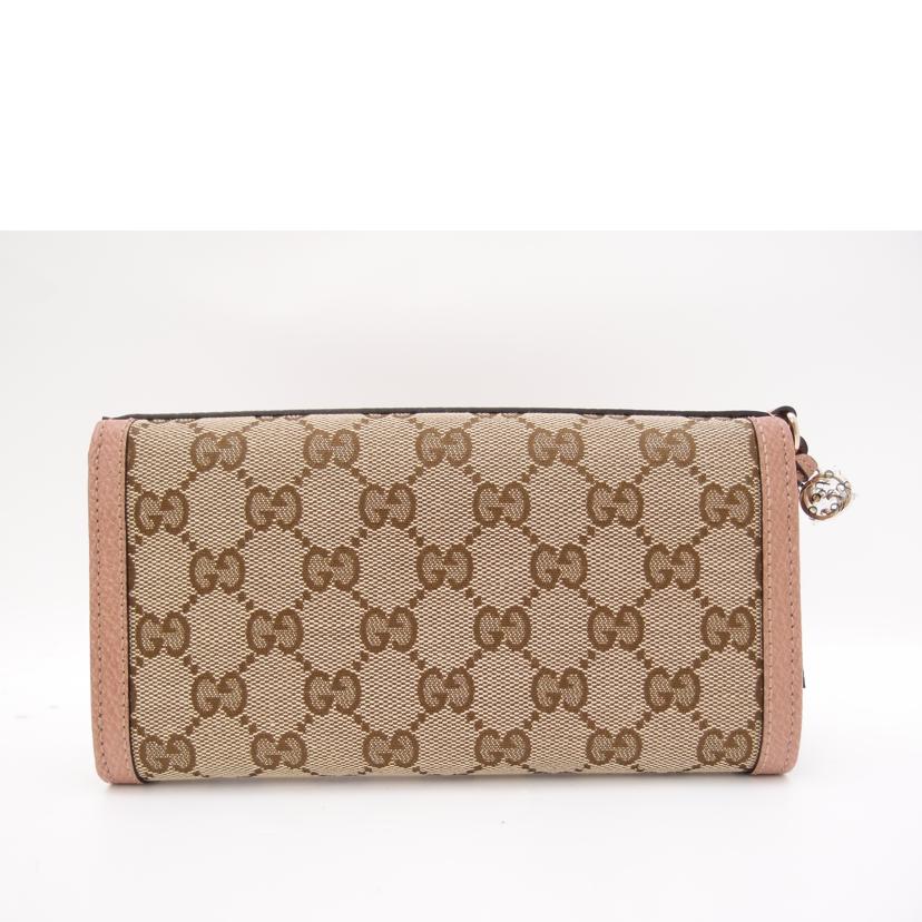 GUCCI グッチ レディース/ブリーGGキャンバス二つ折り長財布/ピンク/323396//2184/SAランク/69