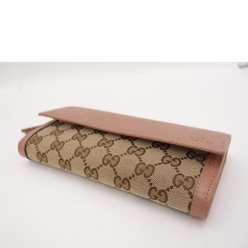 GUCCI グッチ レディース/ブリーGGキャンバス二つ折り長財布/ピンク/323396//2184/SAランク/69