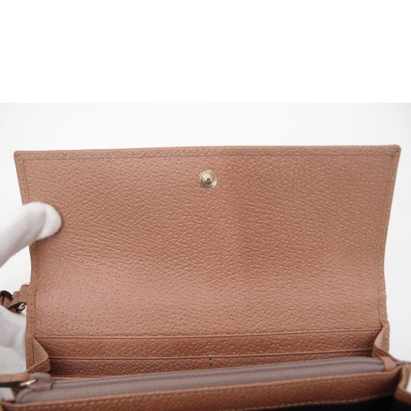 GUCCI グッチ レディース/ブリーGGキャンバス二つ折り長財布/ピンク/323396//2184/SAランク/69