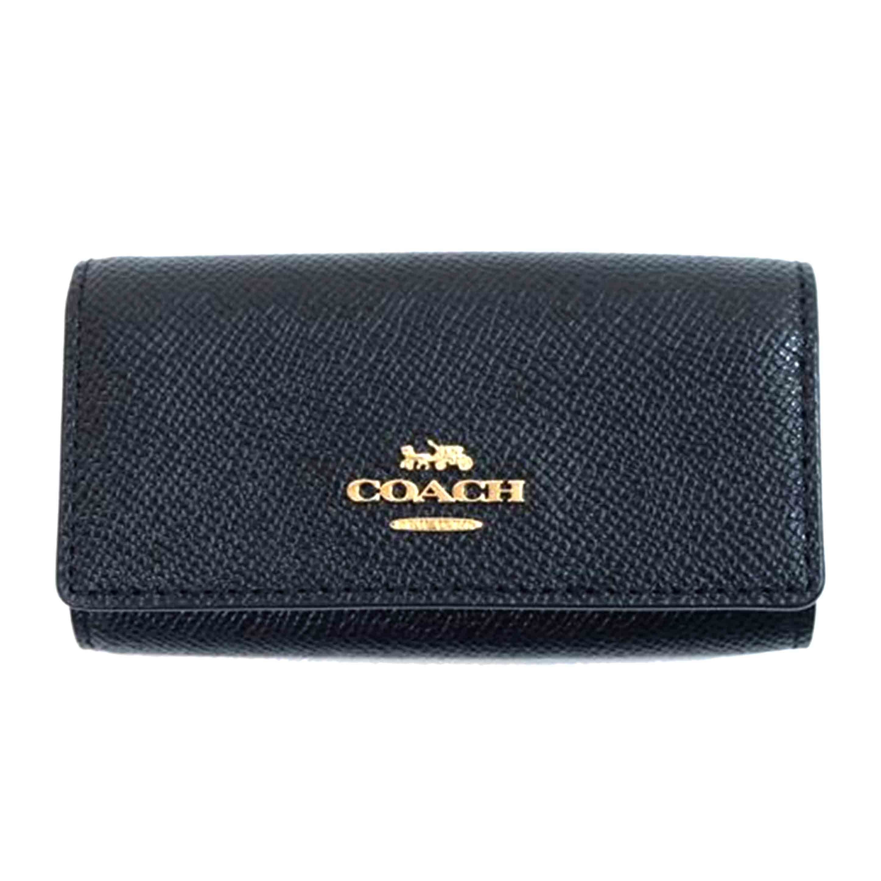 COACH コーチ/クロスグレインレザーロゴ6連キーケース/58359//Aランク/71