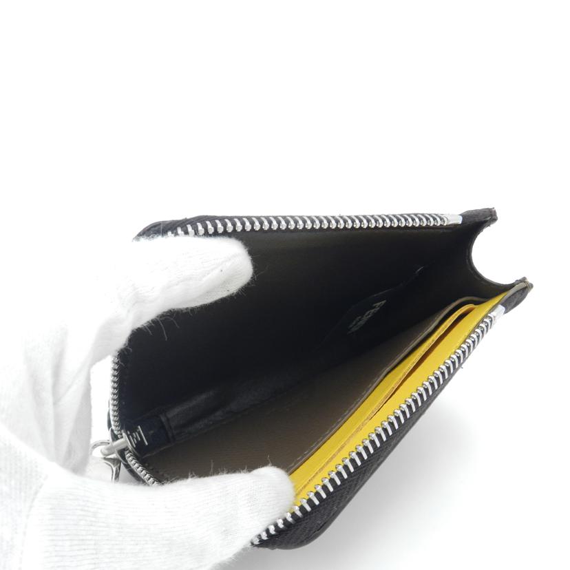 FENDI フェンディ 小銭入れ コインケース /ズッカ柄L字ファスナーカードケース/ブラウン/7M0341//07528396/SAランク/69