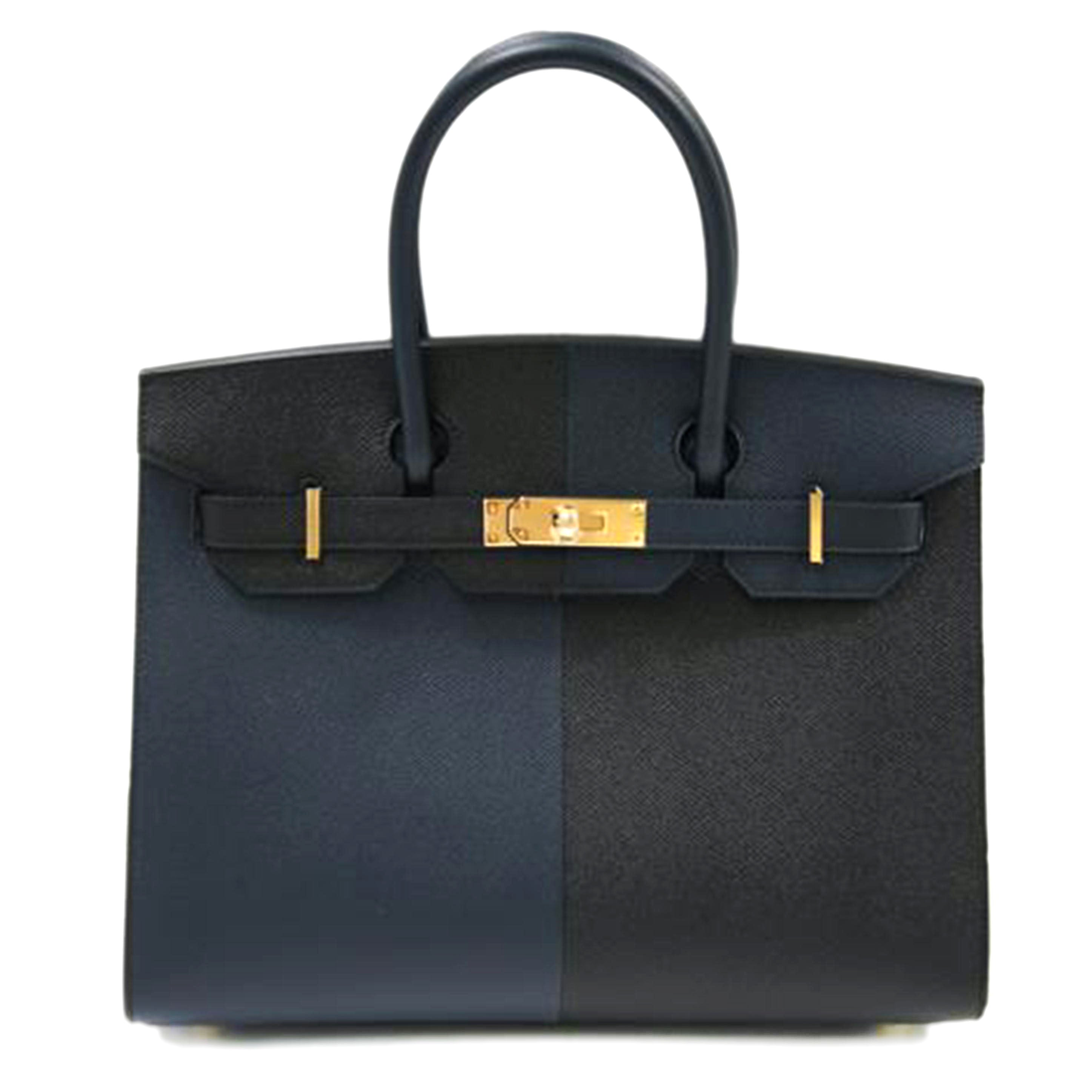 HERMES エルメス/バーキン30セリエ/カザック/エプソン/ブルーインディゴ×ノワール/H082014CCAC//Y刻印ST521 FW/Sランク/75