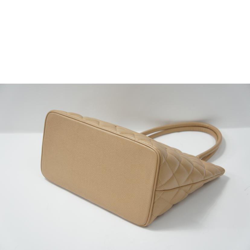 CHANEL シャネル/復刻トート/キャビアスキン/ベージュ/A1804//10438372/Aランク/75
