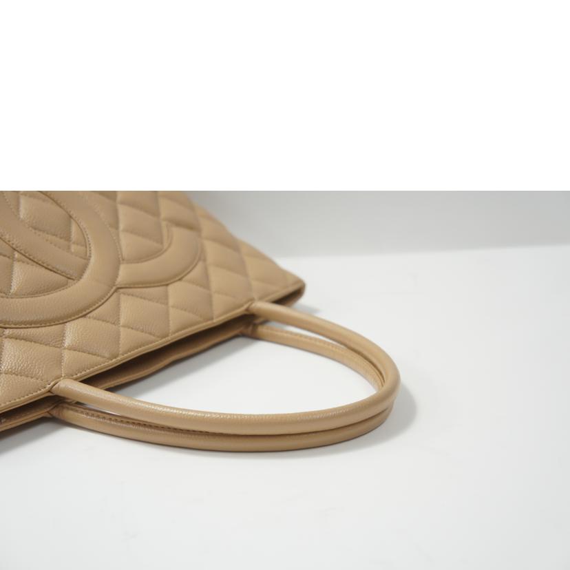 CHANEL シャネル/復刻トート/キャビアスキン/ベージュ/A1804//10438372/Aランク/75