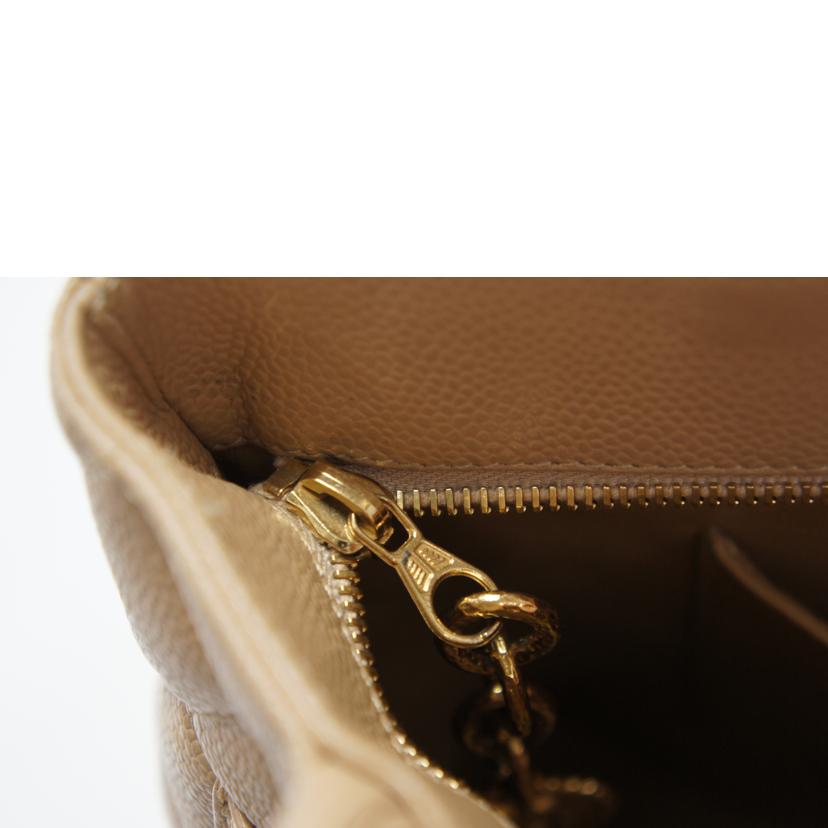 CHANEL シャネル/復刻トート/キャビアスキン/ベージュ/A1804//10438372/Aランク/75