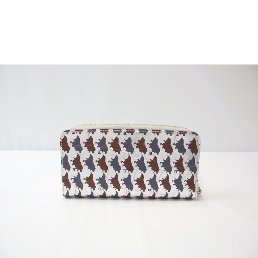 ebagos/レザー長財布 ティラノサウルス シルバー/3164SL//SAランク/83