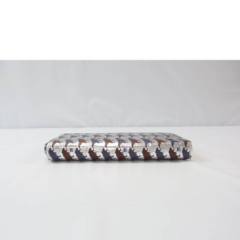 ebagos/レザー長財布 ティラノサウルス シルバー/3164SL//SAランク/83