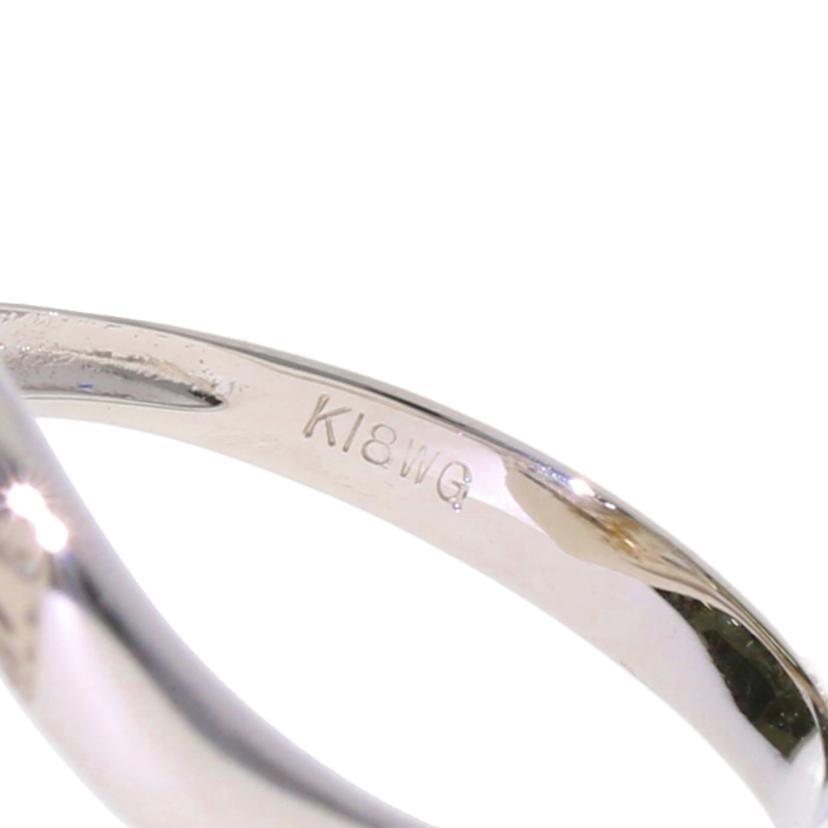 / K18WGダイヤリング0.53/#11//Aランク/75