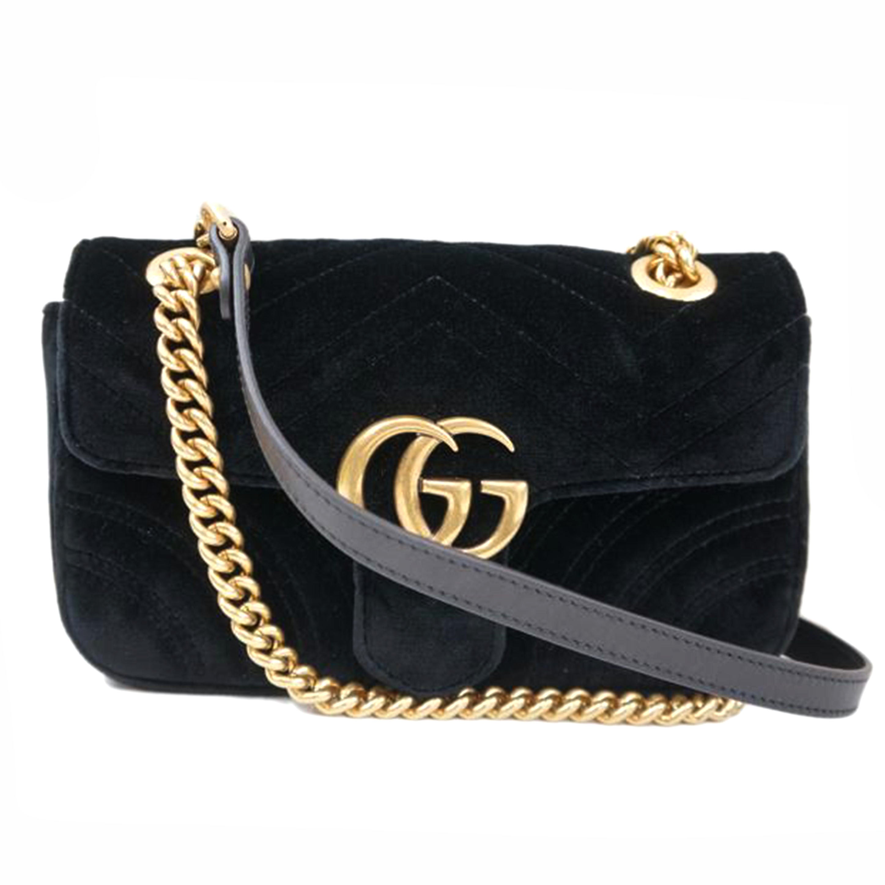 GUCCI グッチ/GGマーモントチェーンショルダー/446744//213048/ABランク/67