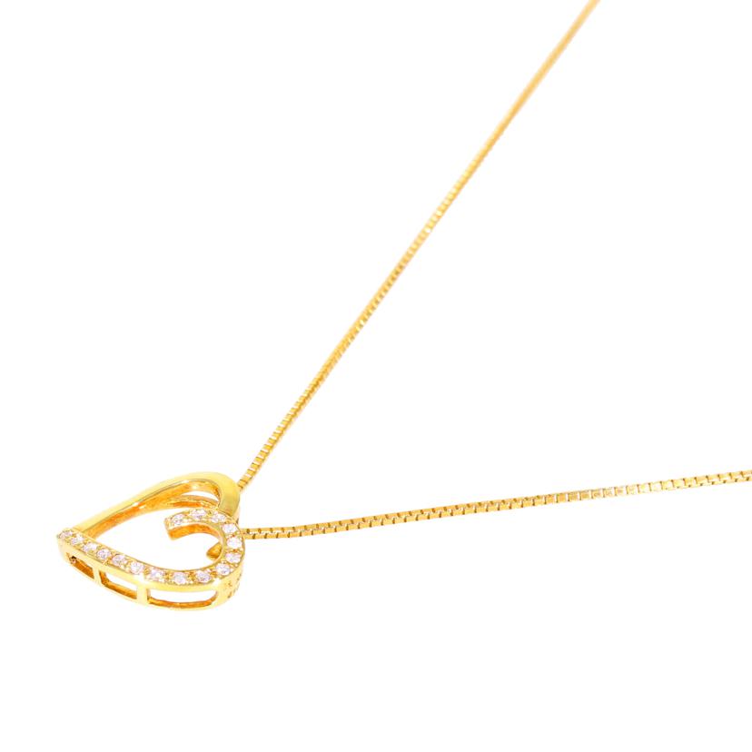 / K18ダイヤネックレス0.10ct//Aランク/71