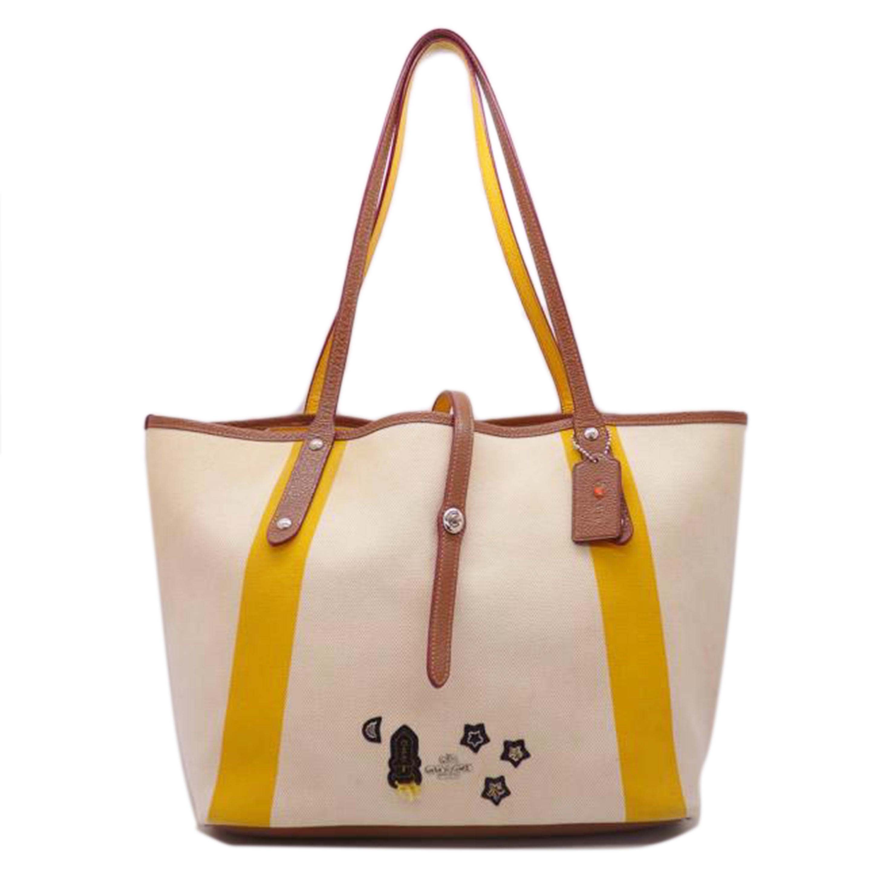 COACH コーチ/マーケットウィズスーベニアエンプロイダリー/キャンバストート/57076//BCランク/02