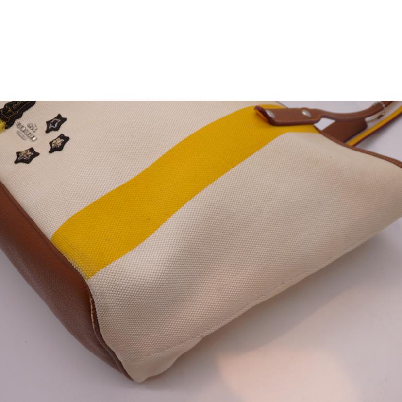 COACH コーチ/マーケットウィズスーベニアエンプロイダリー/キャンバストート/57076//BCランク/02