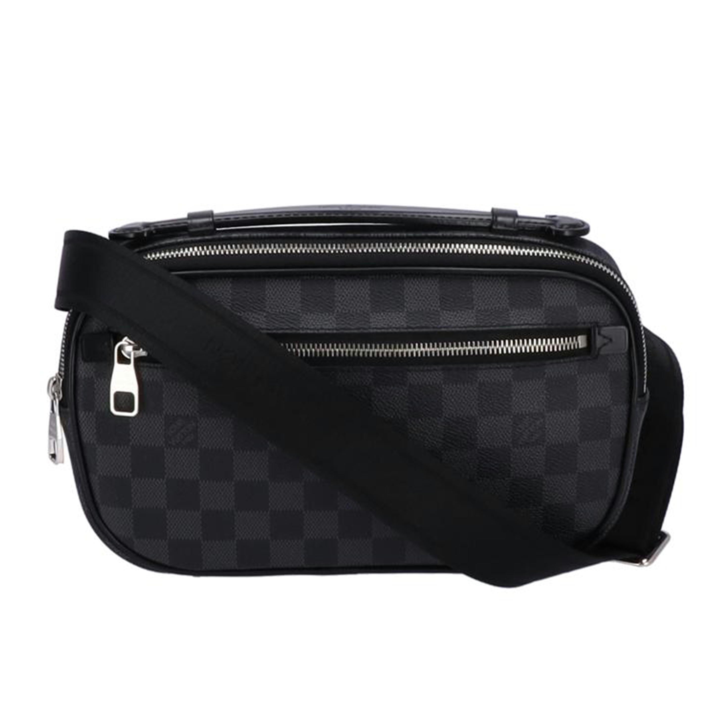 ルイヴィトン LOUIS VUITTON バッグ ウエストポーチ ダミエ・キャンバス エベヌ N51994 ジェロニモス CA0032 美品 ダミエ