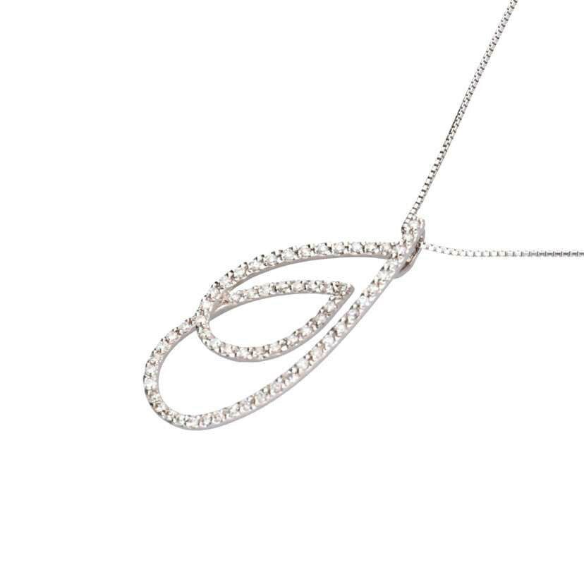 Pt850/900/Ptダイヤネックレス 0.50/5.5//0.50/Aランク/75