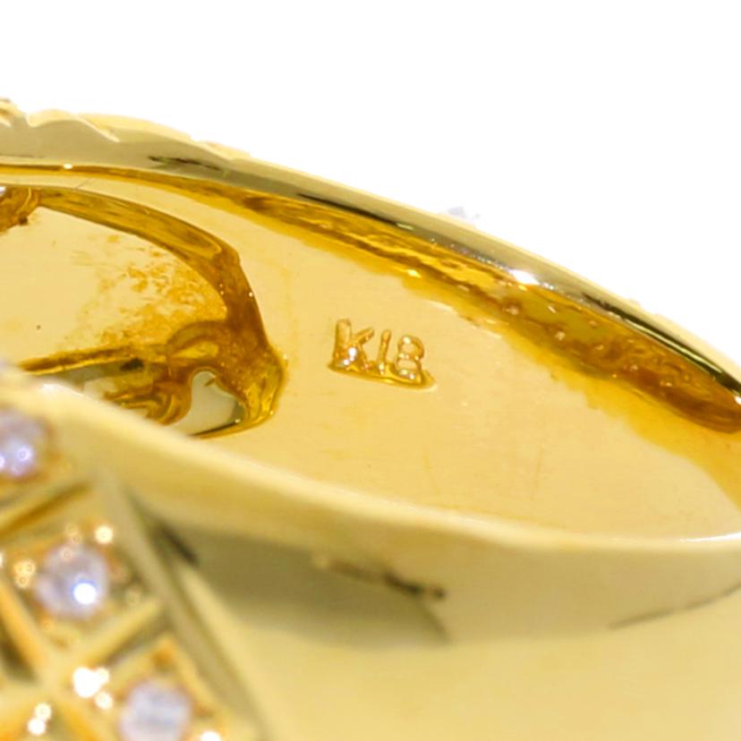 /K18ダイヤリング0.41ct #12//Aランク/75