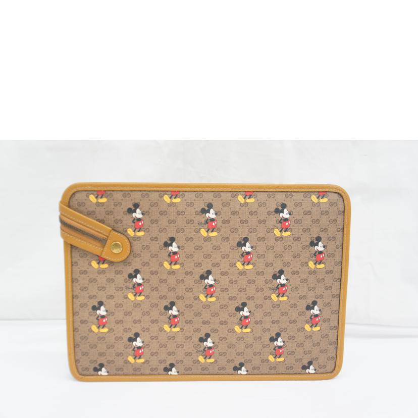 GUCCI グッチ/ディズニーコラボミニGGスプリームクラッチバッグ/602552//206*/Aランク/05