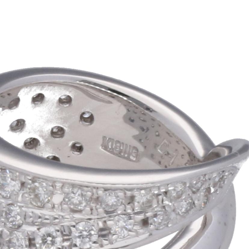 /◎ K18WGダイヤリング1.32ct//ABランク/75