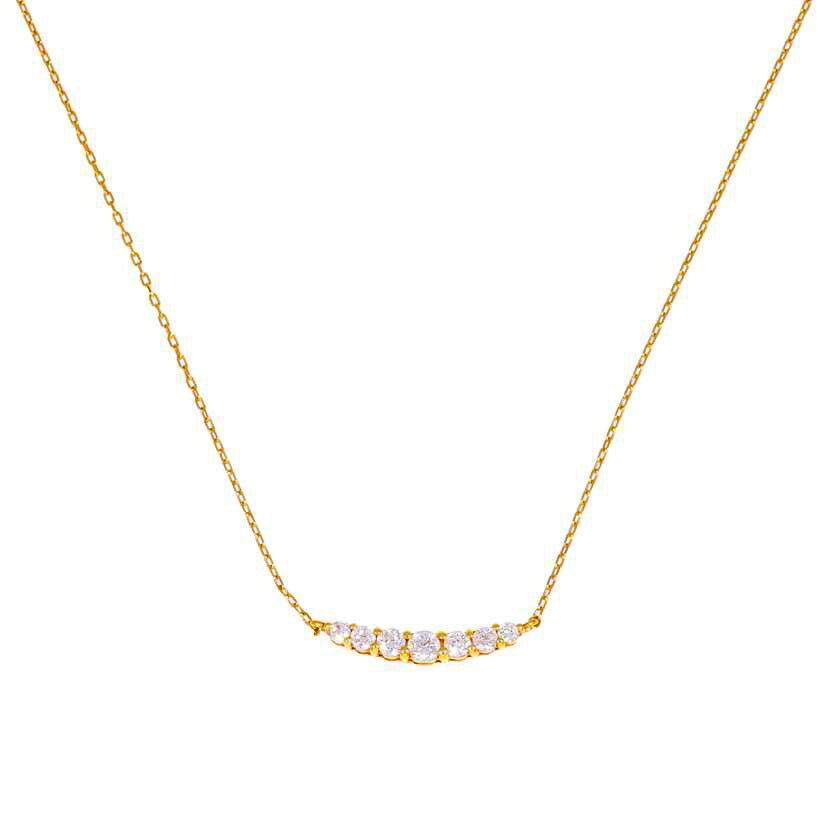 / K18ダイヤネックレス0.20ct//Aランク/71