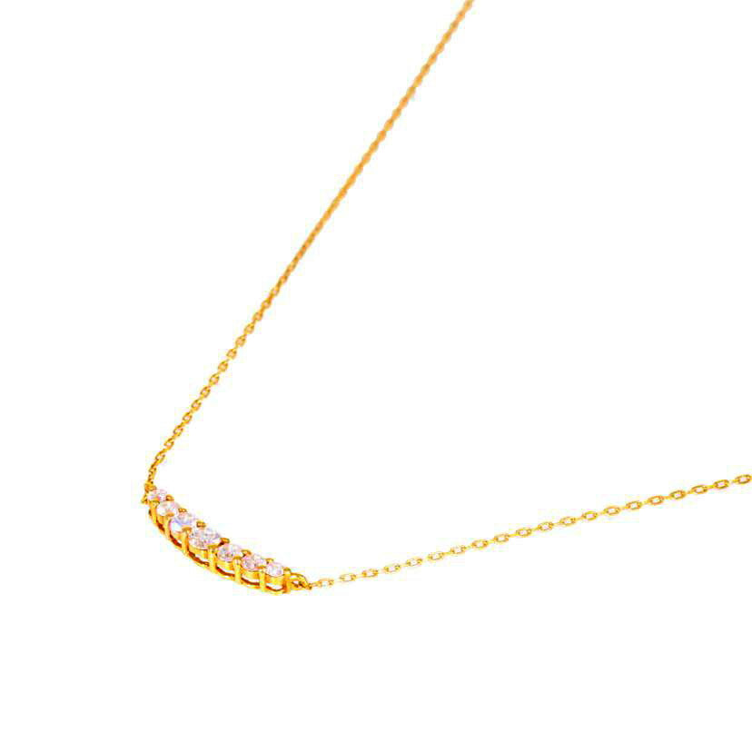 / K18ダイヤネックレス0.20ct//Aランク/71