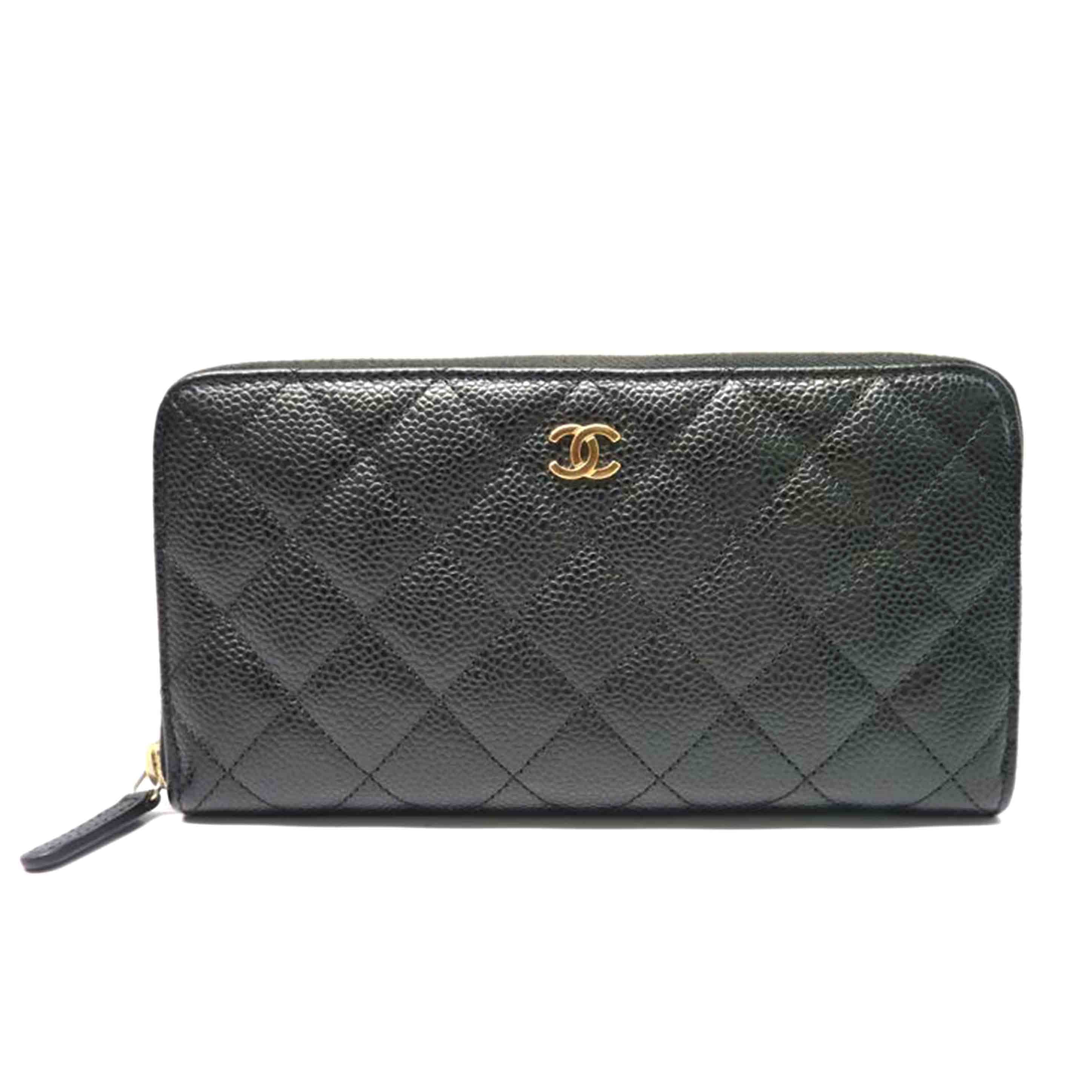 CHANEL シャネル/ラウンドファスナー長財布/キャビアスキン/A50097Y01864 C3906//261*****/ABランク/88