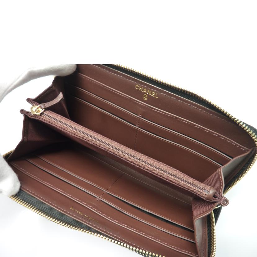 CHANEL シャネル/ラウンドファスナー長財布/キャビアスキン/A50097Y01864 C3906//261*****/ABランク/88