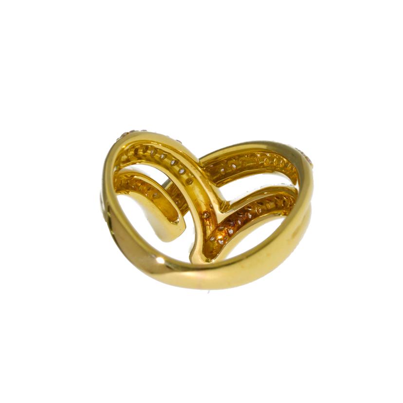 / K18ダイヤリング1.00/#13//Aランク/75