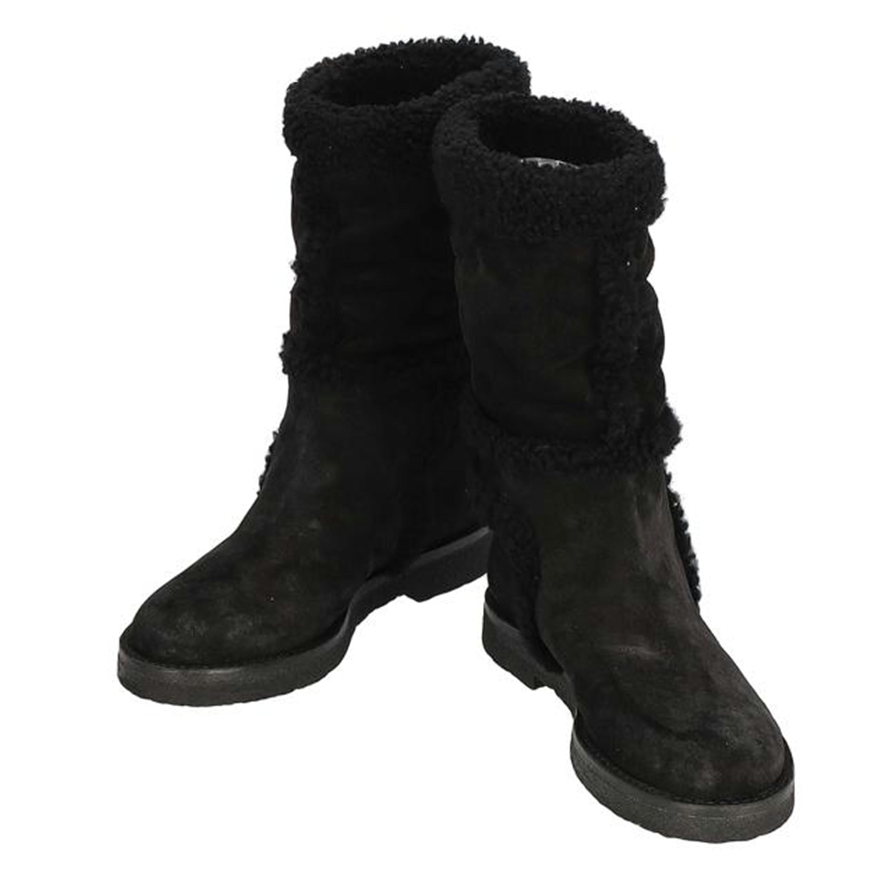 LV LV/ムートンブーツ/スエード/35(22cm)//CL0***/Bランク/75