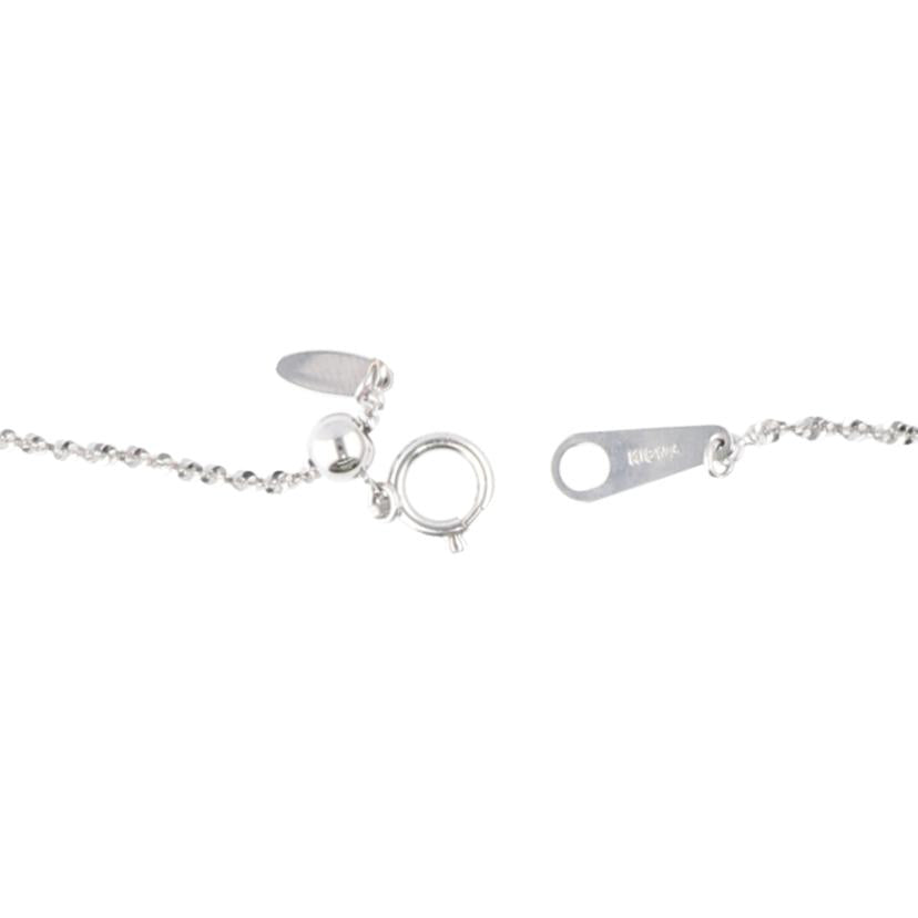 /K18WGダイヤネックレス 1.00/45cm//Aランク/75