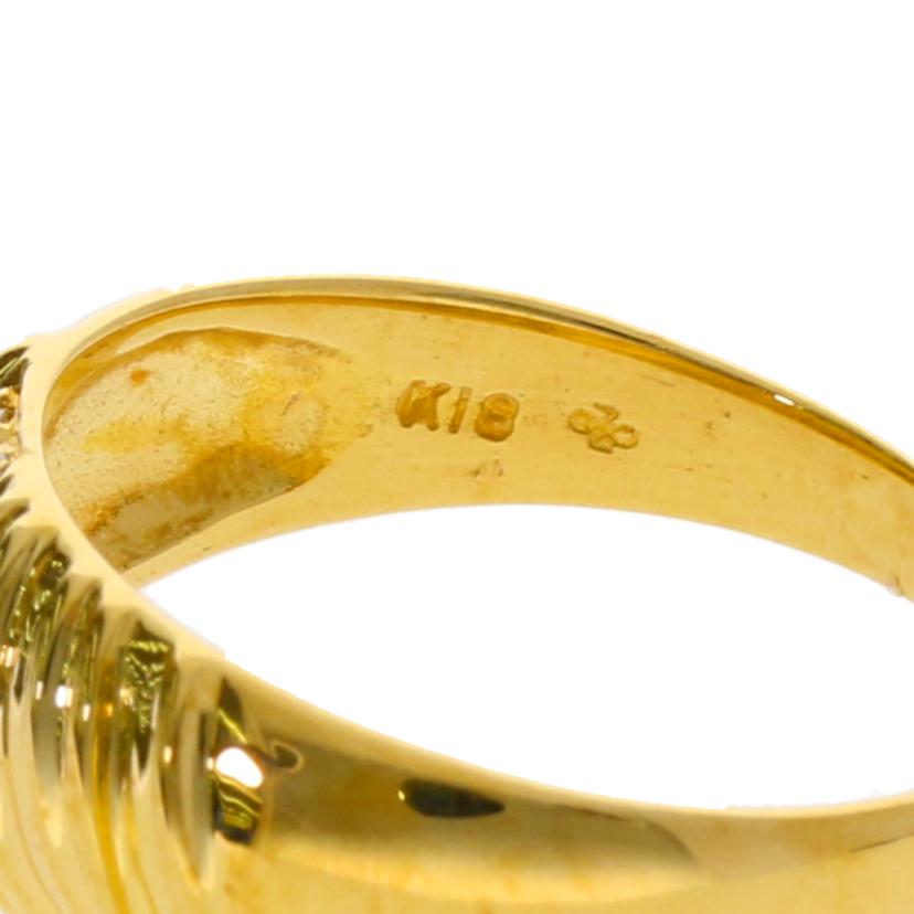 K18/K18ダイヤリング 0.06/#11/3.1//D0.06/Aランク/75