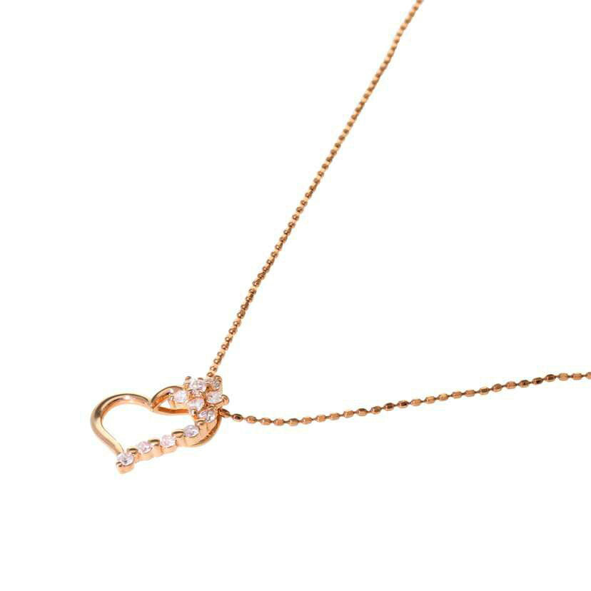 / K14ダイヤネックレス0.19ct//ABランク/63