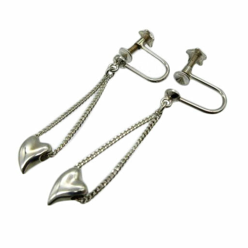 STAR JEWELRY スタージュエリー/ハートチャームイヤリング/SV925//全長4.5cm /Bランク/13