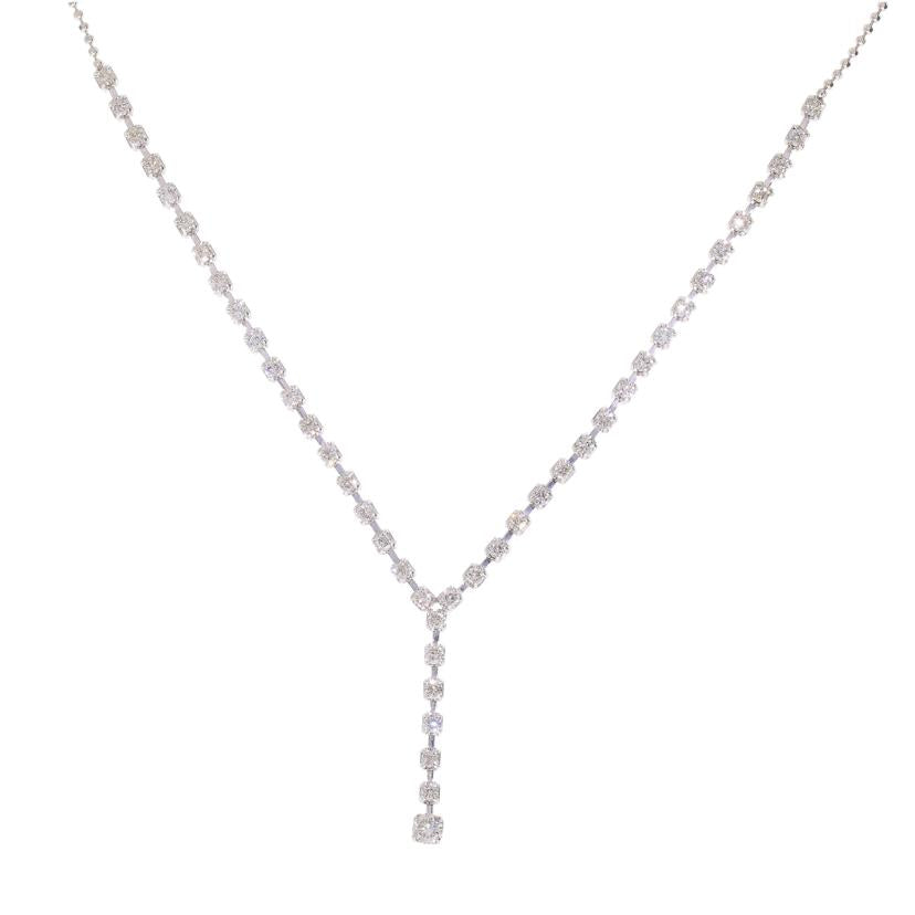 / PT850ダイヤネックレス1.00ct//Aランク/78