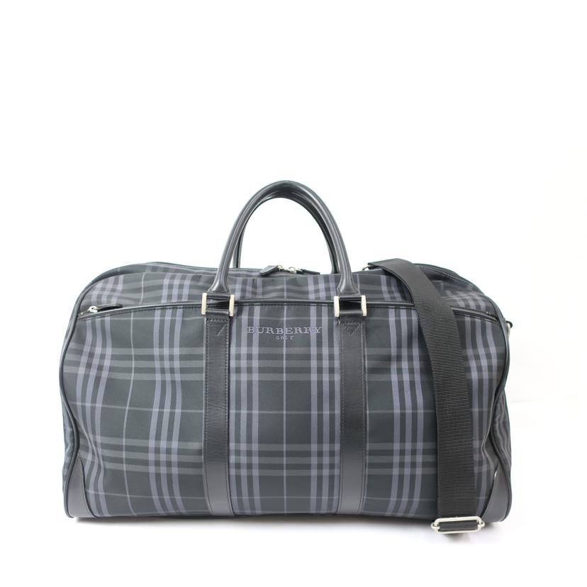 BURBERRY GOLF バーバリーゴルフ/ゴルフ ボストンバッグ 2WAY ノバチェック ブラック系//ABランク/65