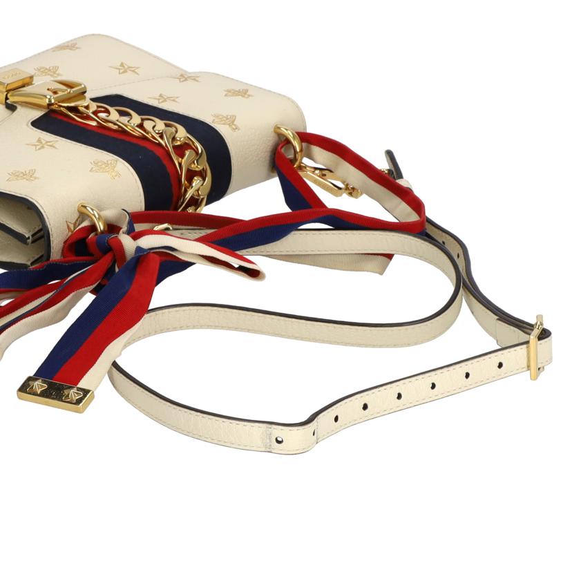 GUCCI グッチ/シルヴィ ビー&スター スモール ショルダーバッグ/524405//493***/Bランク/75