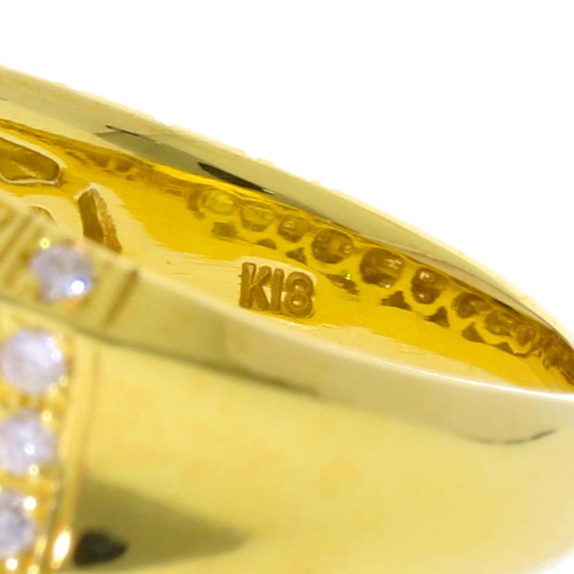 /K18ダイヤリング1.01ct/#13//Aランク/75