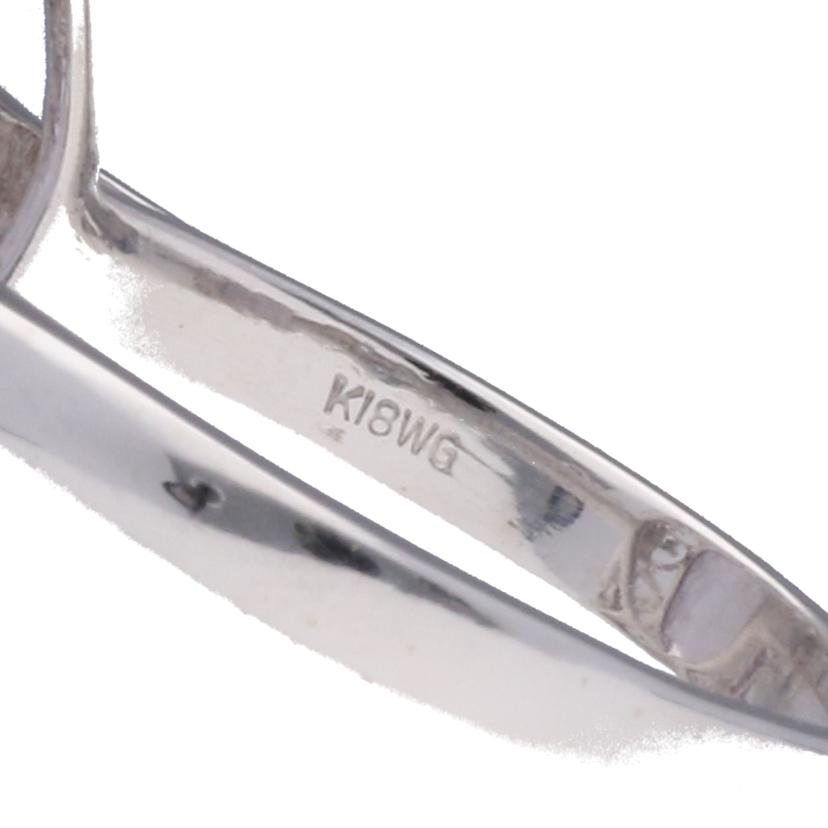 / ◎ K18WGアメジストダイヤリング 12.71/D0.10ct//Aランク/75